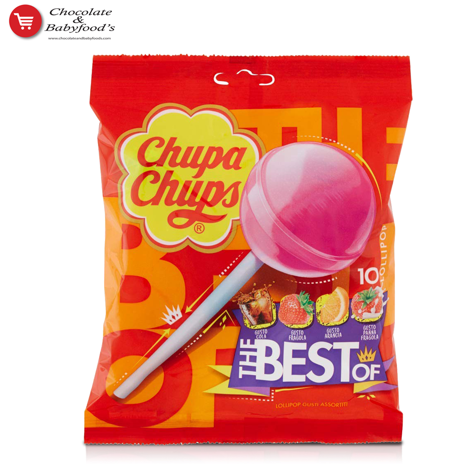 Chupa Chups The Best Lollypops (10pcs) 120G