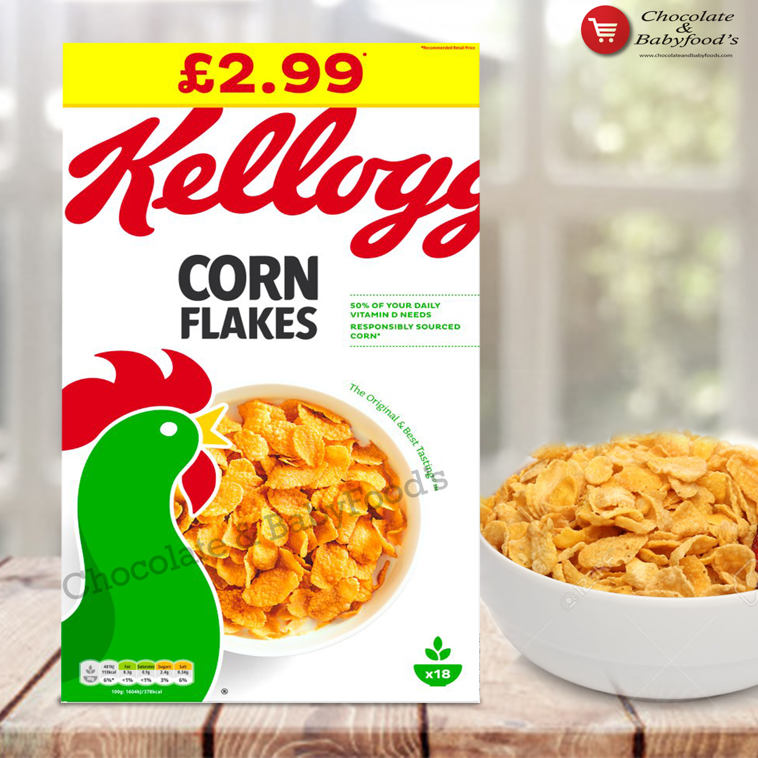 Kellogg's Corn Flakes UK 500g