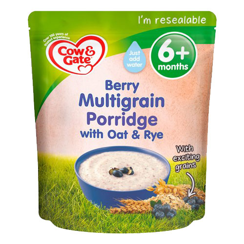 Cow & gate Berry Multigrain Porridge with Oat & Rye 125 gm