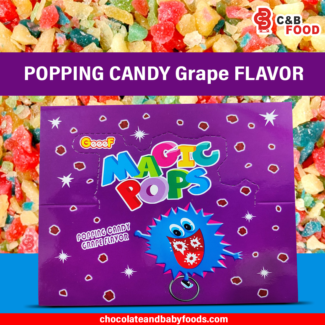 Magic Pops Popping Candy Grape Flavor 40pack 220G
