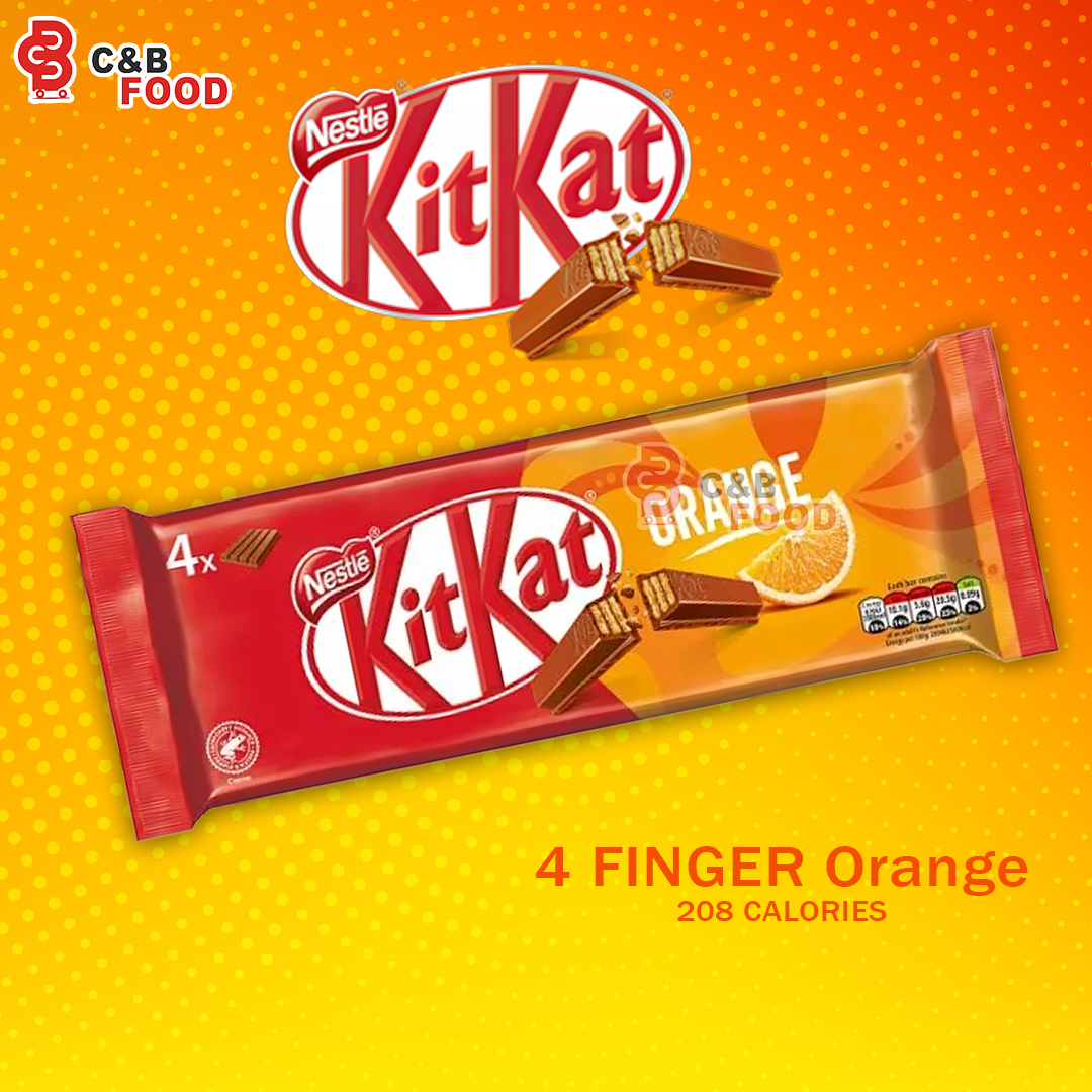 KitKat 4 Finger Orange 4 Bars 166G