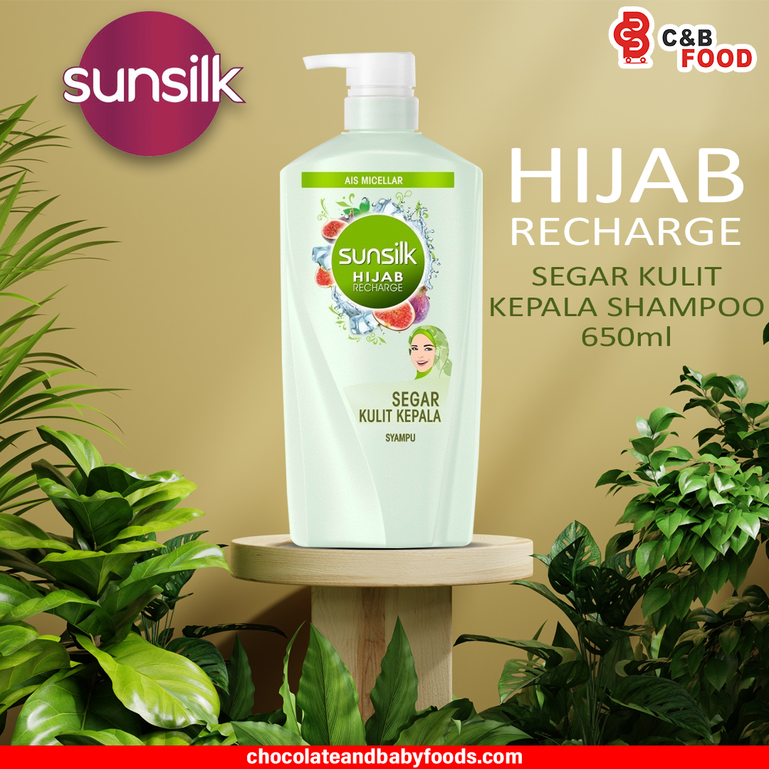 Sunsilk Hijab Recharge Segar Kulit Kepala Shampoo 650ml