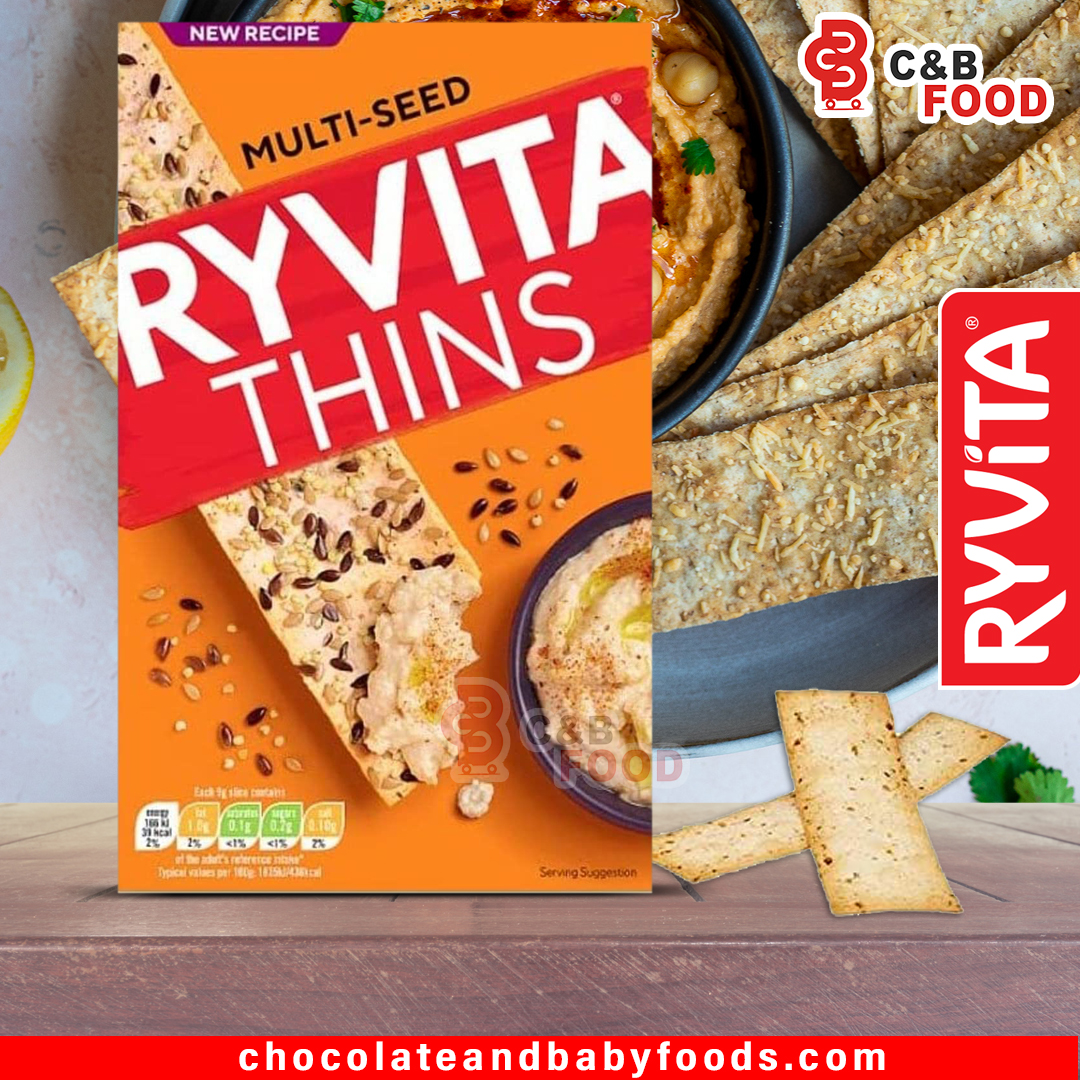 Ryvita Thins Multi-Seed Snack 125G