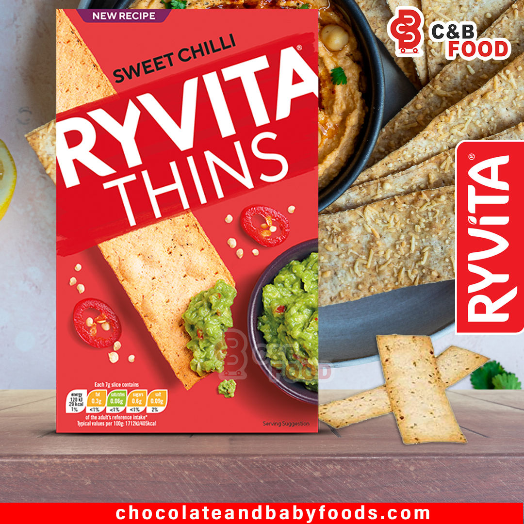 Ryvita Thins Sweet Chilli Snack 125G
