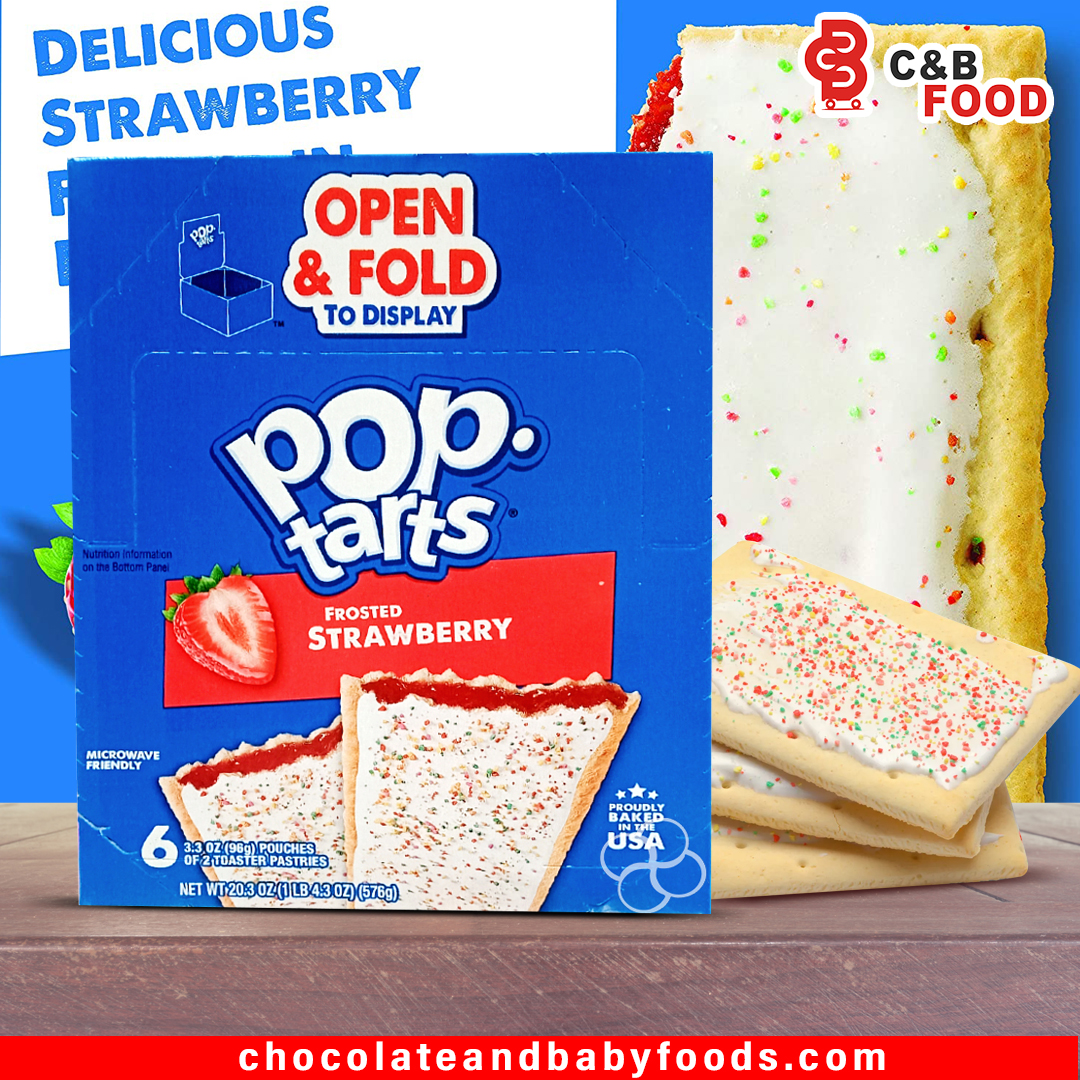 Pop Tarts Frosted Strawberry 576G