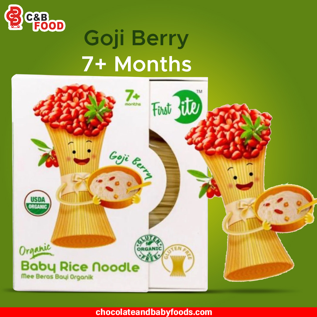 First Bite Goji Berry Organic Baby Rice Noodle (7+months) 180G