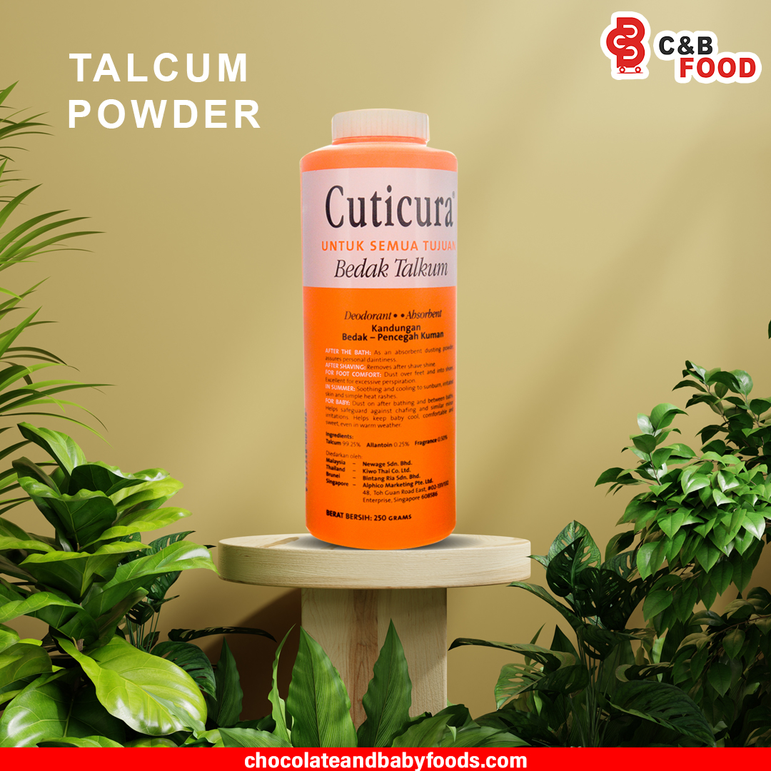 Cuticura All Purpose Hypoallergenic Talcum Powder 250G