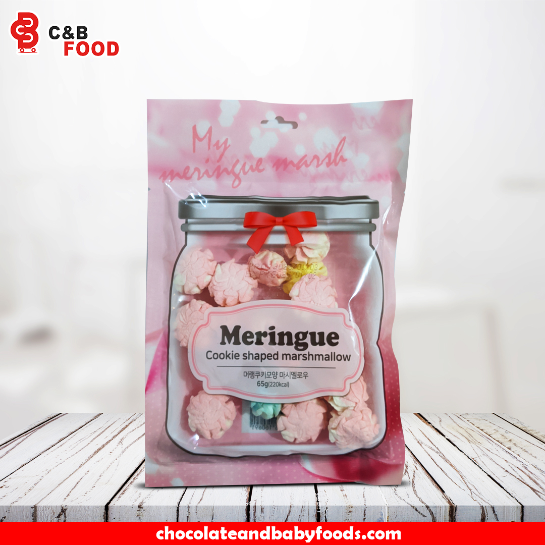 Meringue Cookie Shaped Marshmallow 65G