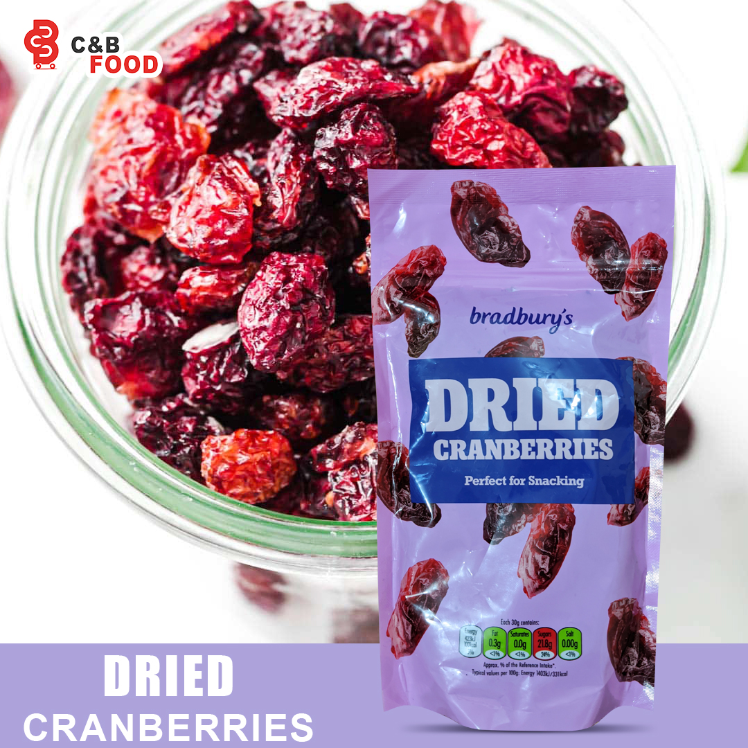 Bradbury's Dried Cranberries 170G