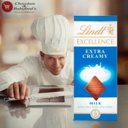 Lindt Extra Creamy Milk Chocolate Bar 100g