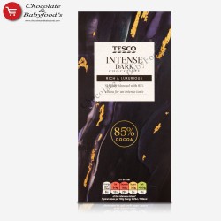 Tesco Intense 85% Cocoa Dark Chocolate Bar 100G