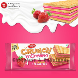 Tiffany Crunchy n Cream Strawberry Wafers 76g