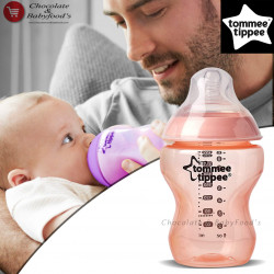 Tommee Tippee Peach Color Closer to Nature Bottles.0m+