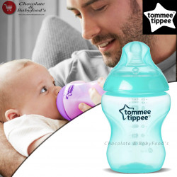 Tommee Tippee Aqua Color Closer to Nature Bottles.0m+