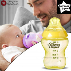Tommee Tippee Yellow Color Closer to Nature Bottles.0m+