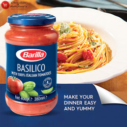 Barilla Basilico with 100% Italian Tomatoes 400G