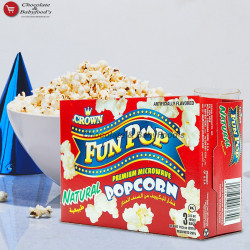 Crown Fun Pop Natural Popcorn 297G