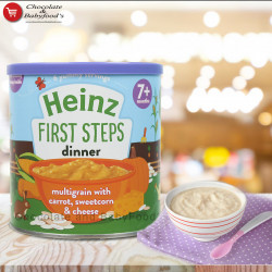 Heinz First Steps Multigrain with Carrot, Sweetcorn & Cheese Dinner 7+months 200G