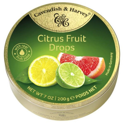 Cavendish & Harvey Citrus Fruit Drops 200g