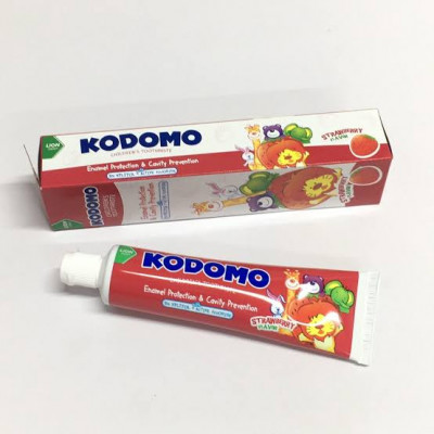 Kodomo Enamel Protection & Cavity Prevention Children’s Tooth Past Strawberry Flavor 80G