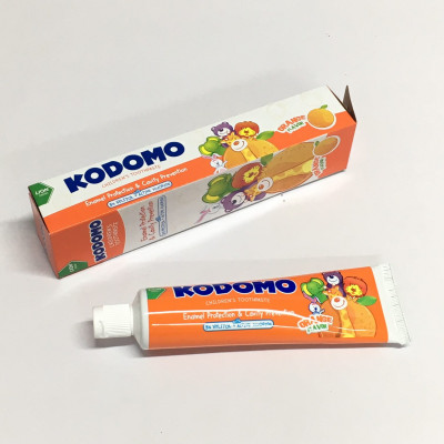 Kodomo Enamel Protection & Cavity Prevention Children’s Tooth Past Orange Flavor 80G