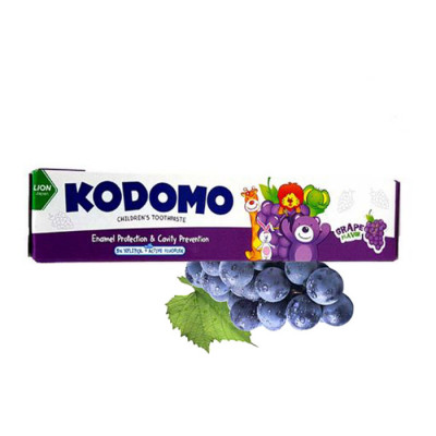 Kodomo Enamel Protection & Cavity Prevention Children’s Tooth Paste Grape Flavor 40G