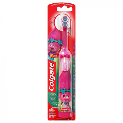 Colgate Troll Electric Toothbrush (Red) From 3+ Years
