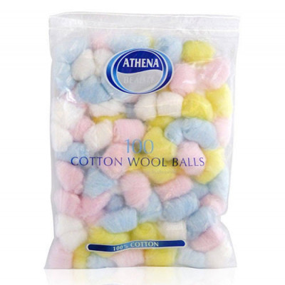 Athena Beauty 100 Cotton Wool Balls
