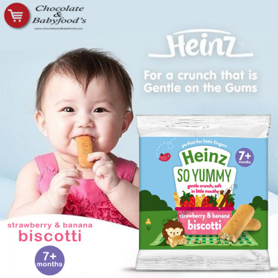 Heinz Strawberry & Banana Biscotti Snacks (7+months) 60G