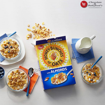Post Honey Bunches of Oats Cereal Made with Almonds 340G
