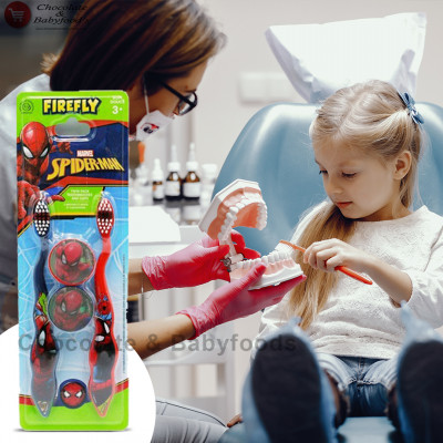 Firefly Marvel Spider-Man Toothbrush 2pack Ages 3+ Soft