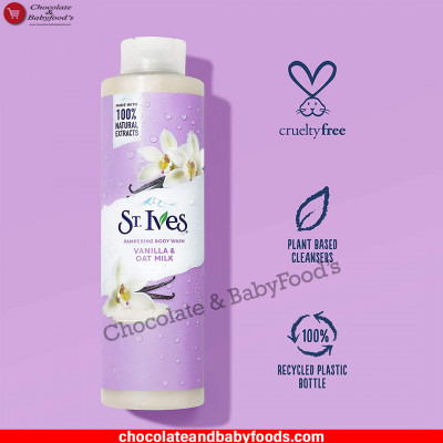 ST.Ives Vanilla & Oat Milk Pampering Body Wash 650ml
