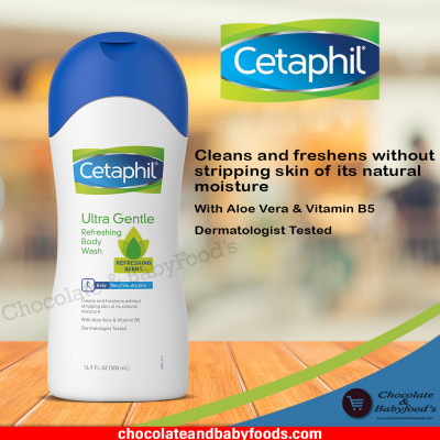 Cetaphil Ultra Gentle Refreshing Body Wash 500ml