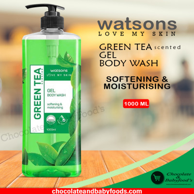 Watsons Green Tea Gel Body Wash 1000ml