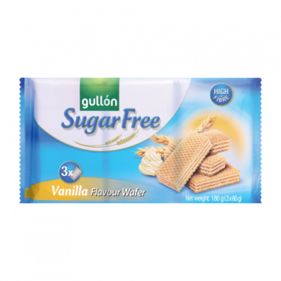 Gullon Sugar free Vanilla Flavour Wafer 180G