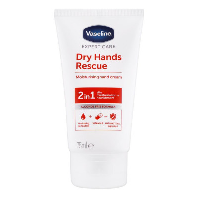 Vaseline Dry Hands rescue Moisturising Hand cream 75ml