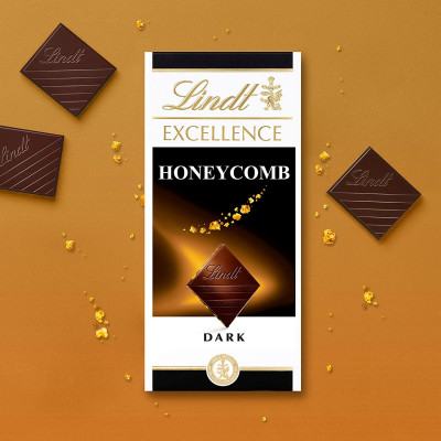 Lindt Excellence Honeycomb dark 100gm