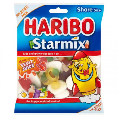 Haribo Star Mix Share size Gummy Candy 160gm