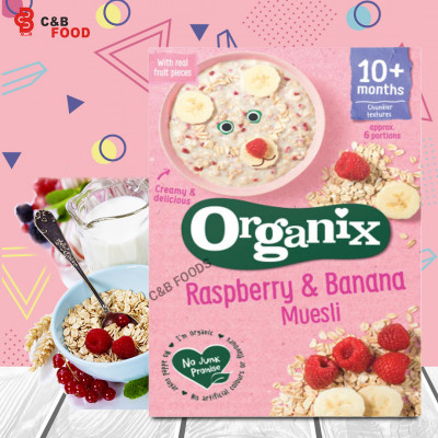 Organix Raspberry & Banana Muesli 10+ months 200G