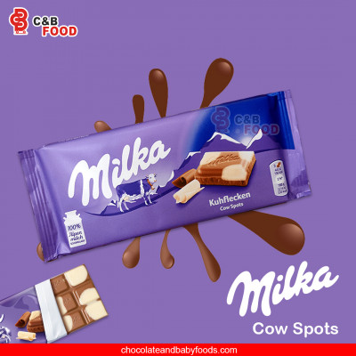 Milka Cow Spots Chocolate Bar 100g