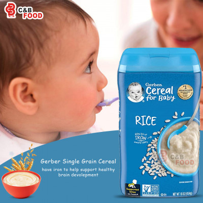 Gerber Grain & Grow Rice cereal 454gm
