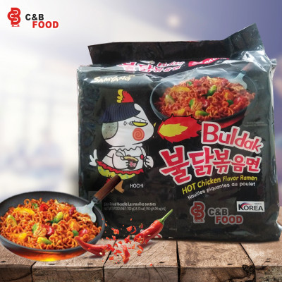 Samyang Buldok Hot Chicken Flavor Ramen Noodles 5 pc's pack 700G