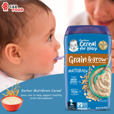 Gerber Grain & Grow Multigrain cereal 454gm