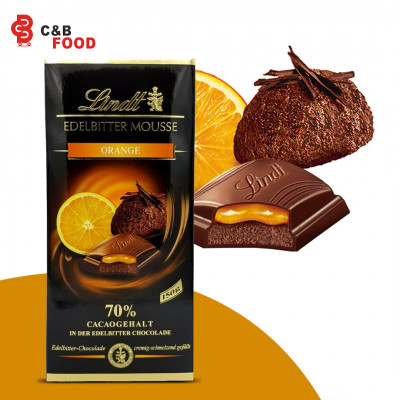 Lindt Orange 70% Cacaogehalt Chocolate Bar 150G