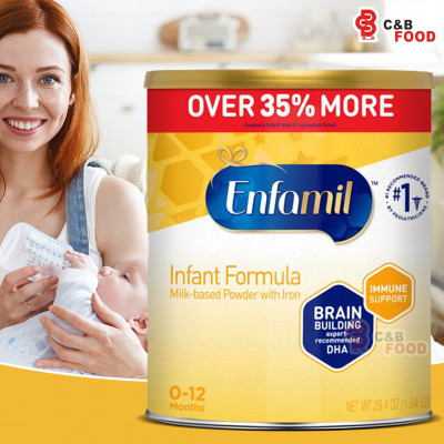 Enfamil Infant Formula Milk-based Powder with Iron 0-12mnths 834G