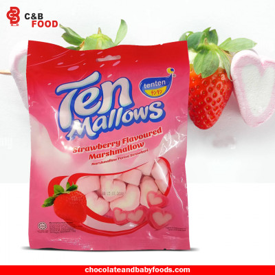 Tenten Strawberry Flavoured Marshmallow 130G