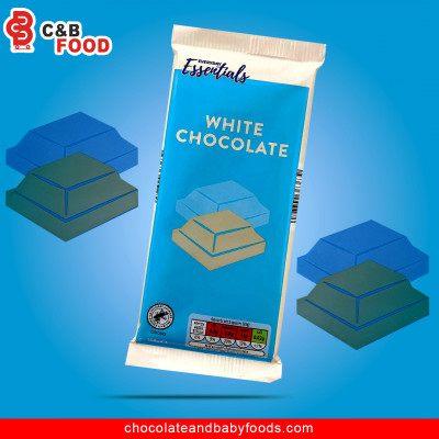 Essentials White Chocolate Bar 100G