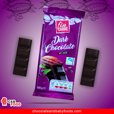 Fin Carre Dark Chocolate 50% Cocoa 100G