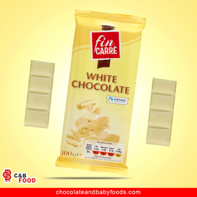 Lidl Fin Carre White Chocolate Bar 100gm