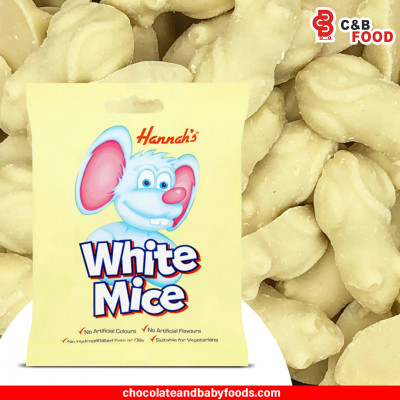 Hanah's White Mice White Chocolate Flavour Candy 180G